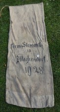 Alter Sack von 1928 Leinensack