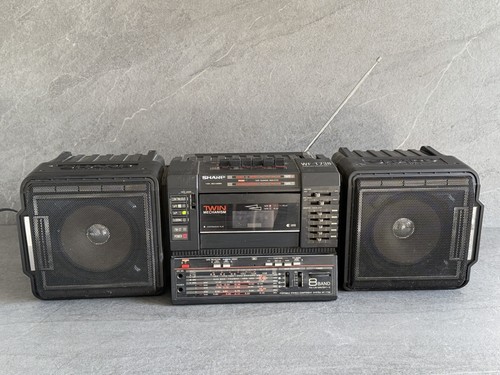 Sharp t738 boombox vintage - sharp,