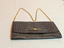Vintage Clutch Kroko Optik