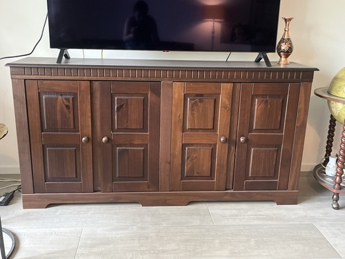 Lowboard holz braun dunkles - holz,