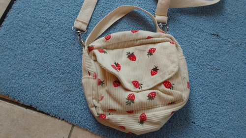 Süße erdbeere schultasche - süße,