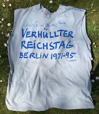 Christo + Jeanne Claude signiert Shirt Reichstag Unterschrift Autogramm signed