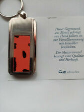 Schlüsselanhänger Resopal mit HPL NEU m.Zertifikat a Metall für Sammler RARITÄT 