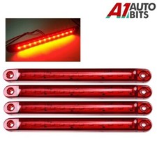 4 Teile Rot 12v 24v 12 LED
