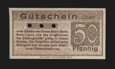 BONN  50 Pfennig  1918  ohne