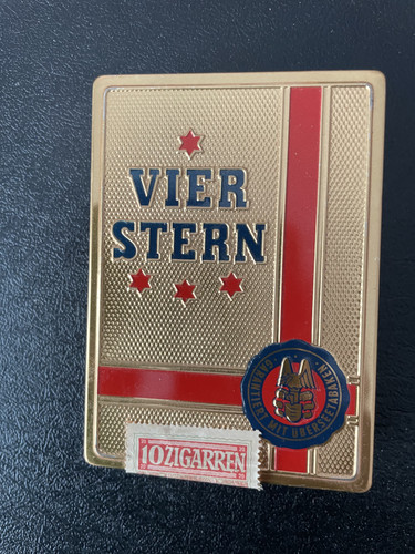 Antike zigarren blechdose - antike,