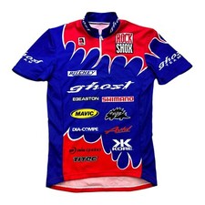 vintage kalas ghost Radtrikot Gr. ca. M BW 55cm Bike Shirt Fahrrad Trikot ZM50