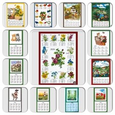 Stoffkalender 2026 , Textilkalender, Wandkalender, 45x65cm und 35x65cm,Baumwolle