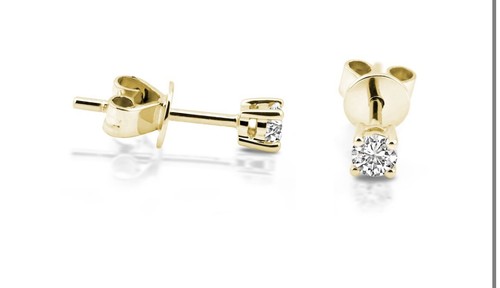 585 gold ohrstecker - ohrstecker, diamanten
