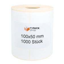 1000 Thermo Etiketten Rolle