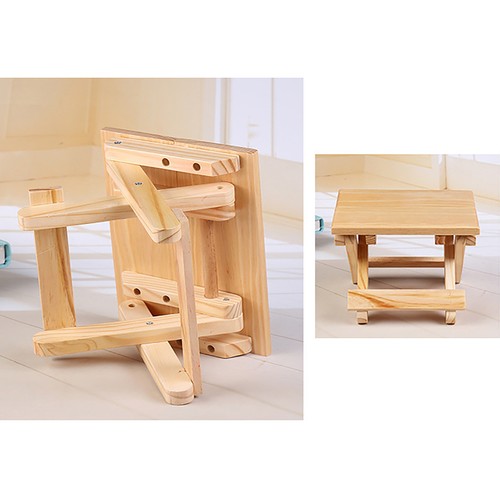 Klapphocker aus massivholz - klapphocker,