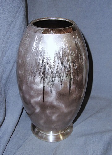 Vase ikora metall versilbert - ikora,,