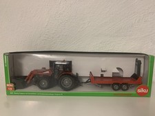Siku Farmer 1:32 Massey Ferguson Traktor m. Schaufellader u. Anhänger 8501 OVP