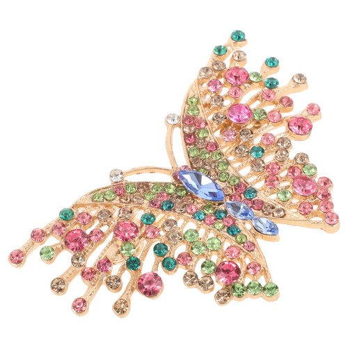Zinc alloy colorful butterfly - alloy,