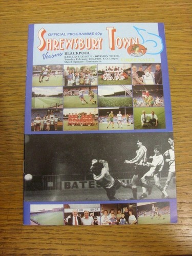1990 shrewsbury town v - 13/02/1990,