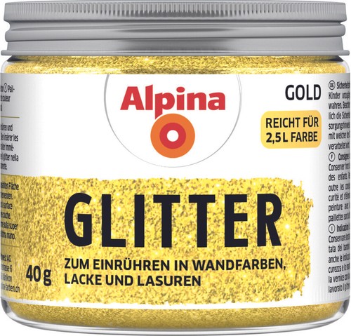 Alpina kreativ glitter gold