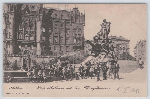 Ansichtskarte stettin das - ansichtskarte,