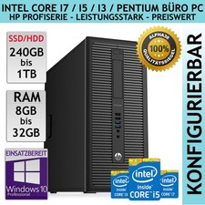 HP ProDesk 600 G1 Business Tower PC -bis Intel Core i7 4770 1 TB SSD 32 GB Win10
