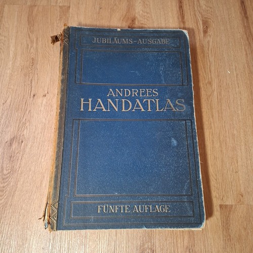 Andrees handatlas fünfte - andrees, handatlas,