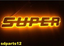 1x LED Leuchtschild 3D Orange