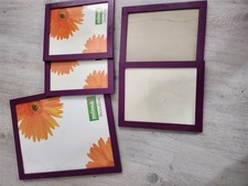 Bilderrahmen Fotorahmen  4Stück 20x25, 1Rahmen 30x40, brombeere