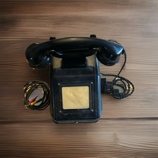 Vintage Feldtelefon / Kurbeltelefon – schönes Sammlerstück – Kurbelinduktor def.