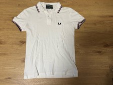 Fred Perry Polo-Shirt Gr. 38/M Sehr Guter Zustand Light & Stretch Weiß