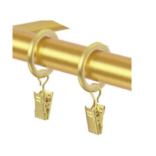 Gardinenstange 1 läufig 2 läufig 19mm Gold Matt Messing Kupfer Antik Retro Stil