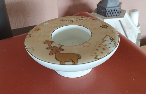 Arzberg tric santas reindeer - arzberg,