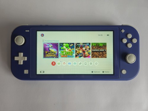 Nintendo switch lite blau - switch,