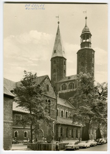 Goslar harz mit - ak, marktkirche