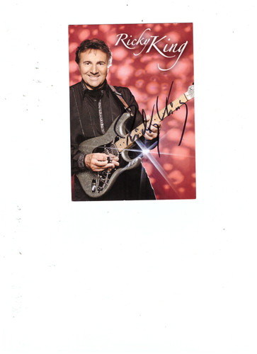Ricky king autogrammkarte - ricky,