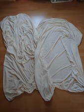 2 x Dormia  Frottee Spannbetttuch 90 x 190 - 100 x 200 cm beige