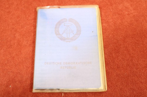 Ddr personalausweis mit - personalausweis, (frau)