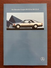 Prospekt / brochure Mercedes-Benz 230 CE - 300 CE-24 W124 MY 1991-92