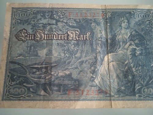Original reichsbanknote 100 - "original,