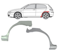 Für Alfa Romeo 147 2000- 2010 5Tur Radlauf Reparaturblech Kotflügel Satz/ L+R