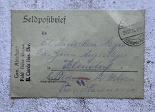 1916 Germany WW1 Feldpostbrief