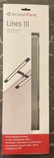 Spiegel Leuchte LED- Aufsatzleuchte  für Spiegelschrank Kristall Form Lines III