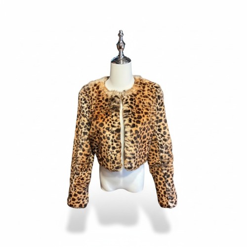 Vintage leoparden pelzmantel - leoparden,