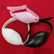 PU Leder Padded Mundknebel Ballknebel Bondage Mund Ball Gag Fetish Fesseln BDSM