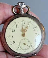 Antike taschenuhr 800 silber - antike,