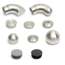 Edelstahl Endkappen V2A