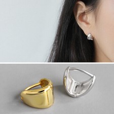 Klapp Creolen Dreieck Sterling