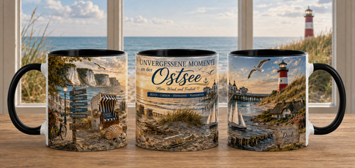 Ostsee souvenir tasse - ostsee,