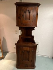Antiker Eckschrank Massivholz
