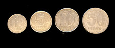 Set DDR Münzen 1, 5, 10, 50