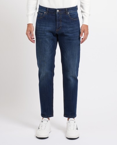 Herren jeans settemezzo slim - jeans,
