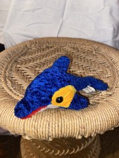 Stofftier, Kuschel-/Plüschtier, Delfin, blau