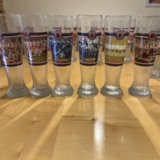 FC Bayern München Weissbierglässer, Paulaner Fussballedetion,